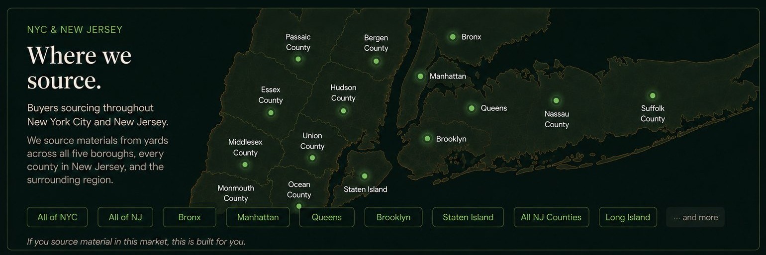 LMBR coverage area — Brooklyn, Queens, Bronx, Manhattan, Staten Island, Newark and surrounding areas